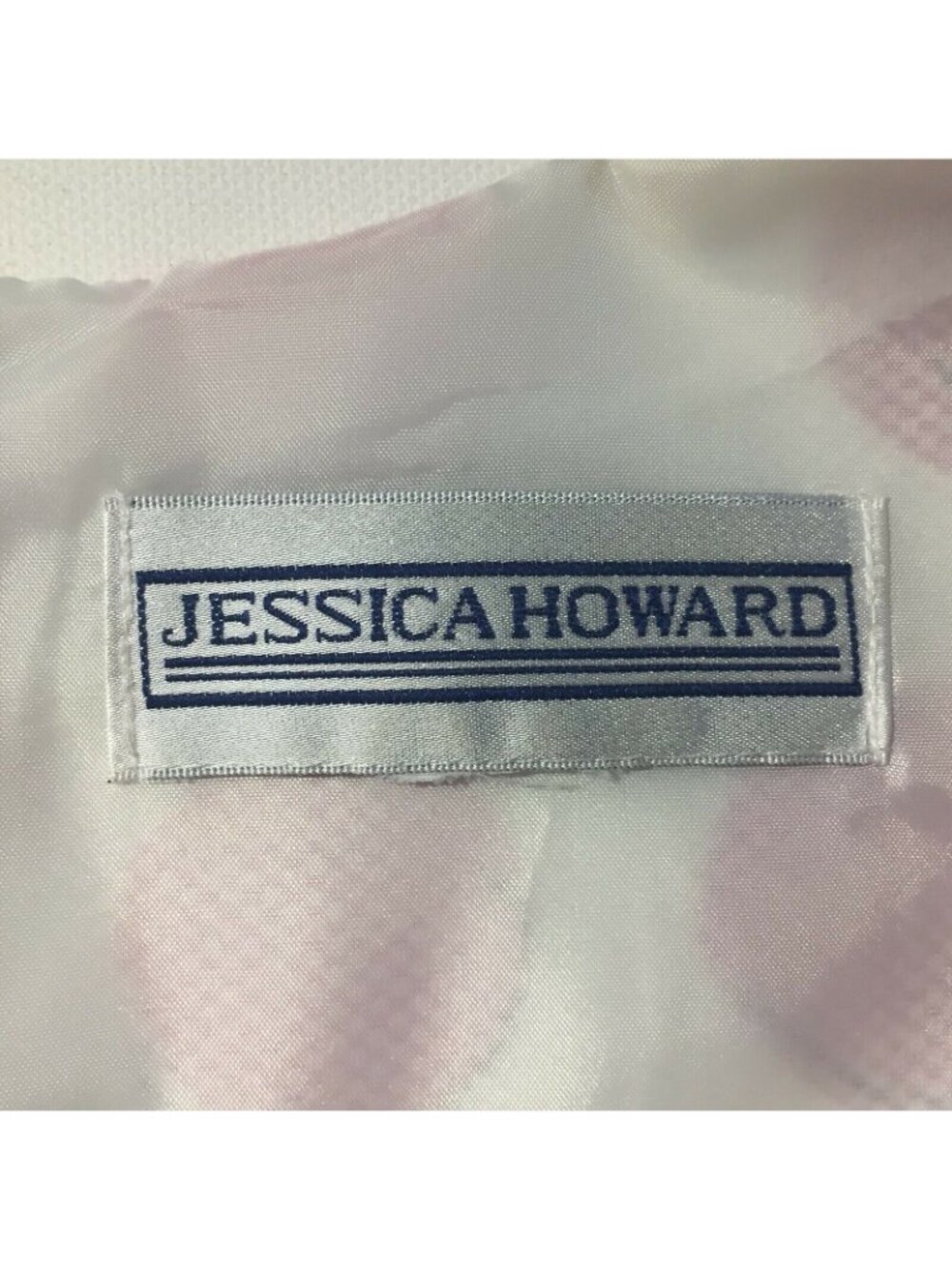 Jessica Howard Womens Pink White Mod Floral Summer Tank Dress Belt Size 14 - Picture 8 of 8